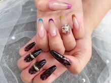 プティ アイビューティ 京橋店(peTiT eyebeauty)/フレンチ　アクセサリーネイル　