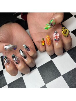 モレリア 心斎橋店(morelia)/アシンメトリーネイル