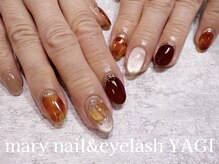 メアリー ネイルアンドアイラッシュ 八木店(mary)/べっこうネイル