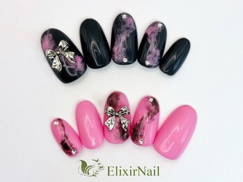 エリクサーネイル 新橋(Elixir Nail)/定額a シンプル/クーポン使用