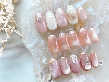 リッシュ(RICHE)の写真/パラジェル登録店★シンプルでも差がつく夏ネイル!水光ネイル/グラデーションが大人可愛いベイビーブーマー