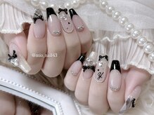 リンドネイル バイ モカ アンド ララ(Lind nail by moca and LaLa)/【mio】フレンチネイル