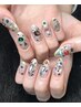 【Hand】パーツ、ストーン付け放題140分以内　￥13000→￥8980