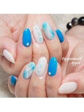 たゆ ネイル(たゆnail)/爽やか夏ネイル