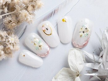 ローズクレア(Rose Crea)/【初回オフ無料ブライダルネイル