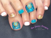 アン ジョーヌドラゴ/【フットネイル】夏ネイル