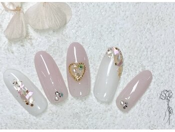 春色ハートネイル♪