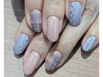 ネイルパキラ(nail pachira)/冬☆ニットネイル