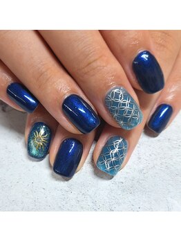 コスモ オーラ ネイル(Cosmo Aura Nail)/◆ワンカラー4本アート◆