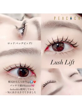 ピーコック(peacock)/まつ毛パーマ　パリジェンヌ