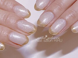 キラキラ×ミラーフレンチ