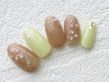 ノット 末広店(Knot)の写真/「私の爪でも可愛くなれる？」そんな不安に寄り添う♪自爪を育む専門技術で、理想のフォルムと艶を叶える★