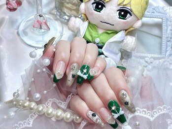 中村海人くんメンカラネイル