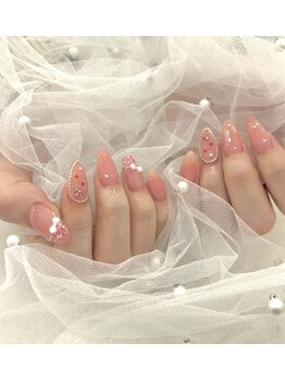 ワイズビューティー 天王寺店(y's beauty)/ガーリーツイードネイル♪