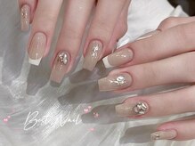 Best Nail 銀座店【ワンホンネイル・スカルプ・パラジェル・上品ジェルネイル】/シンプルデザイン