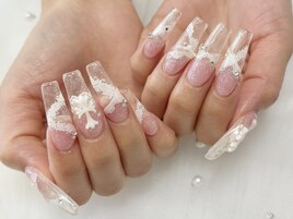 スカルプ/ロングネイル/長さ出し