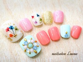 フラワーフットネイル☆
