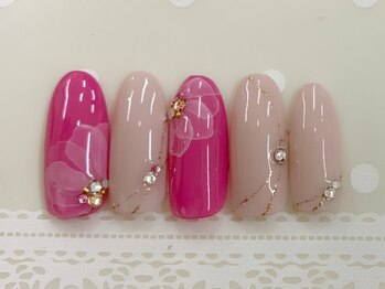 プルミエ ネイル(Premier Nail)/NEW★手描きフラワー
