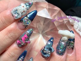 【ロングネイル】サンリオネイル