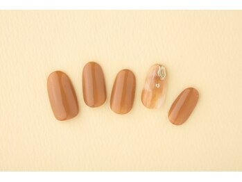 エムスラッシュ フィール 東戸塚店(M.SLASH)/くすみオレンジネイル