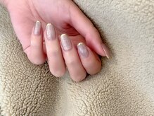 レイ ネイルアンドセレクトショップ(Lei Nail&Selectshop)/ミラーフレンチ×マグネット