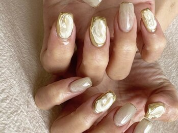 アイネイルズ 天神今泉店(I-nails)/【sana.i】ミラーニュアンス