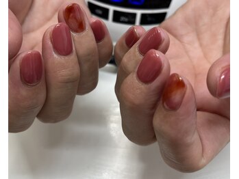 ネイルスタンド ツキイチ(NAIL STAND)/ワンカラー◆マーブルアート