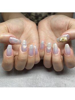 Mネイルアンドカフェ シェレステ/日焼けキティ