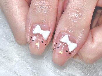 アネラ ネイルズ(Anela_nails)/キティネイル/お持ち込み