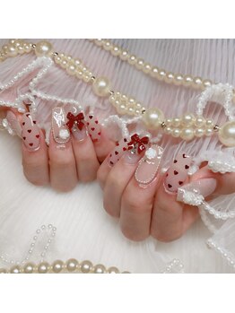 アイカ(Aika)/流行りハートホロネイル