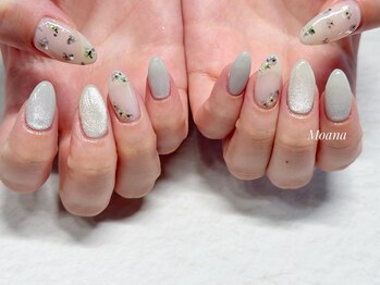 モアナ(Moana)/押し花×ミルキーマグネット