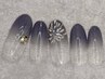 8月￥5980★花火ネイル(ケア込パラジェル変更別途550円)