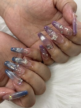 ケージェー(KJ)の写真/《初めての長さだしでも安心》丁寧施術が人気の秘密◇美フォルム×理想を追及 ワンランク上の美しい指先へ!