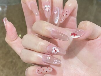センスネイル 自由が丘店(Sense Nail)/クリスマス/冬ネイル/ボルドー