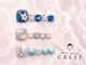 クレスト 奈良店(CREST)の写真/【フットネイルはCREST☆】こだわりのデザインが約100種類♪マグネットを使ったデザインもオススメ★