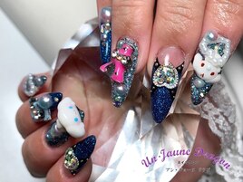 【ロングネイル】３Dネイル