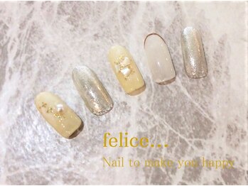 ネイルサロン フェリーチェ(felice)/【定額ネイル】¥7480