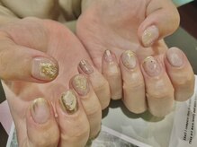 ルーブルビュー(Louvre be)/ピンクベージュ×ゴールド