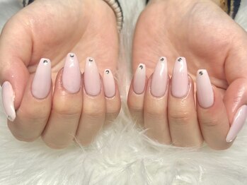 バベル 北堀江店(Babel)/ピンクネイル ¥5000