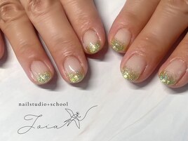 グリーンラメグラ☆