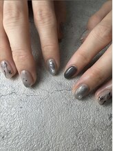 フラワーズネイル(flowers nail)/ニュアンス/オシャレネイル