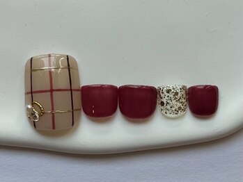 アイネイルズ 天神今泉店(I-nails)/【kotone.n】ピンクチェック