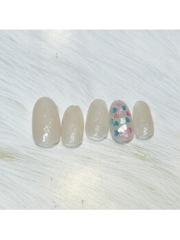 キューセブンネイルラウンジ 与野店(Q7 Nail Lounge)/定額Ａコース　￥5000