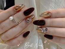 Best Nail 銀座店【ワンホンネイル・スカルプ・パラジェル・上品ジェルネイル】/ゴージャスネイル