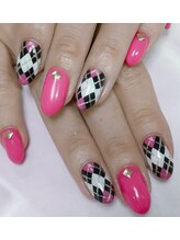 ネイルサロン ビューティーマジック 川口店/アーガイルネイル