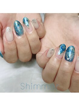 シマー(Shimmer)/ニュアンスネイル　90分コース