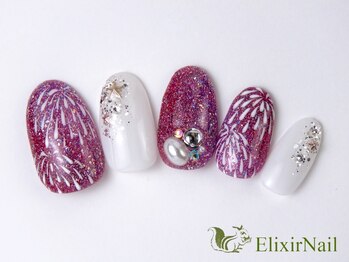 エリクサーネイル 渋谷(Elixir Nail)/定額cやり放題/クーポン使用