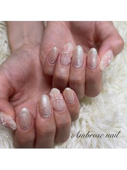 アンブローズネイル(Ambrose nail)/ぷっくりフラワー