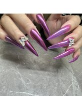 チャイ 大阪上本町店(chai)/紫ネイル