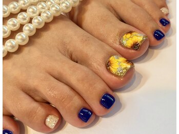 【ひまわりネイル】8800円♪